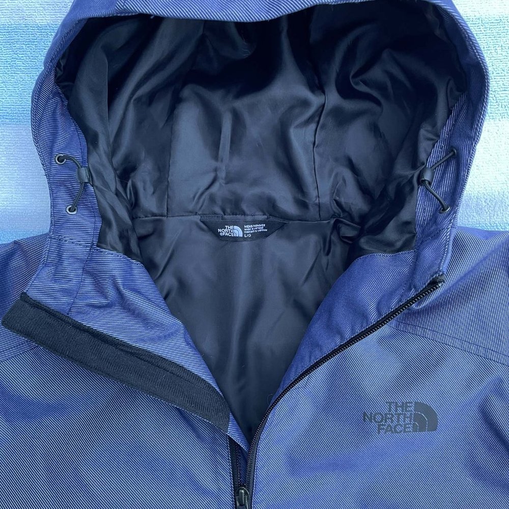 The North Face Blue Rain Coat - Large